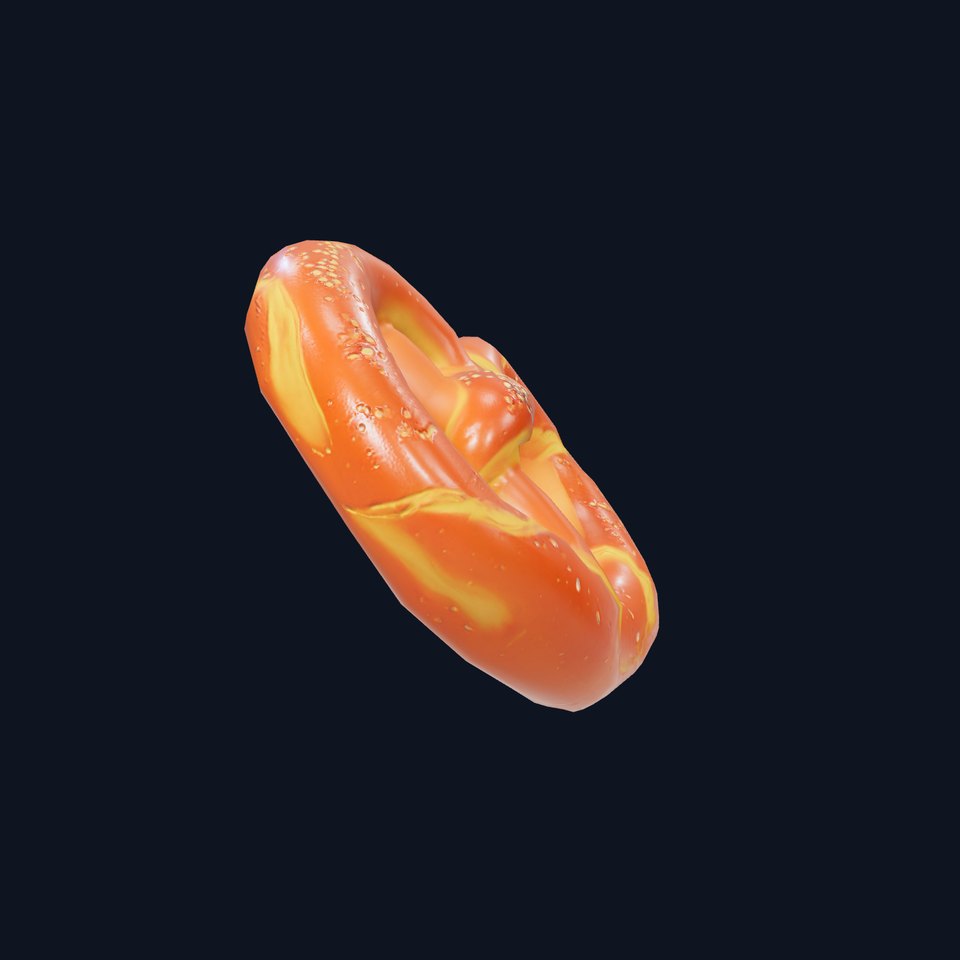 Realistic Pretzel Model Pack with PBR Textures